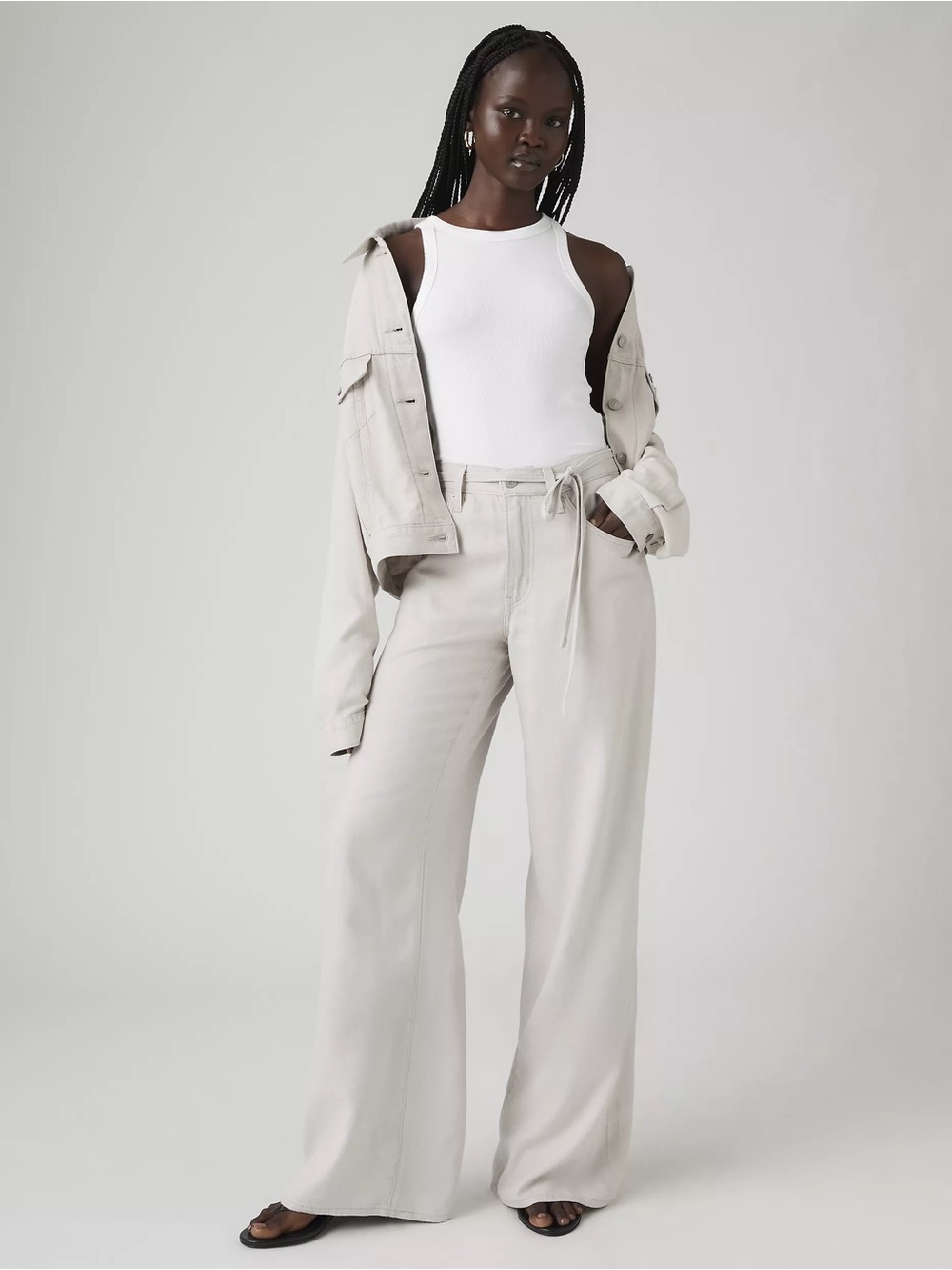 LEVI’S XL BAGGY STRAIGHT LINEN BLEND WOMEN'S PANTS